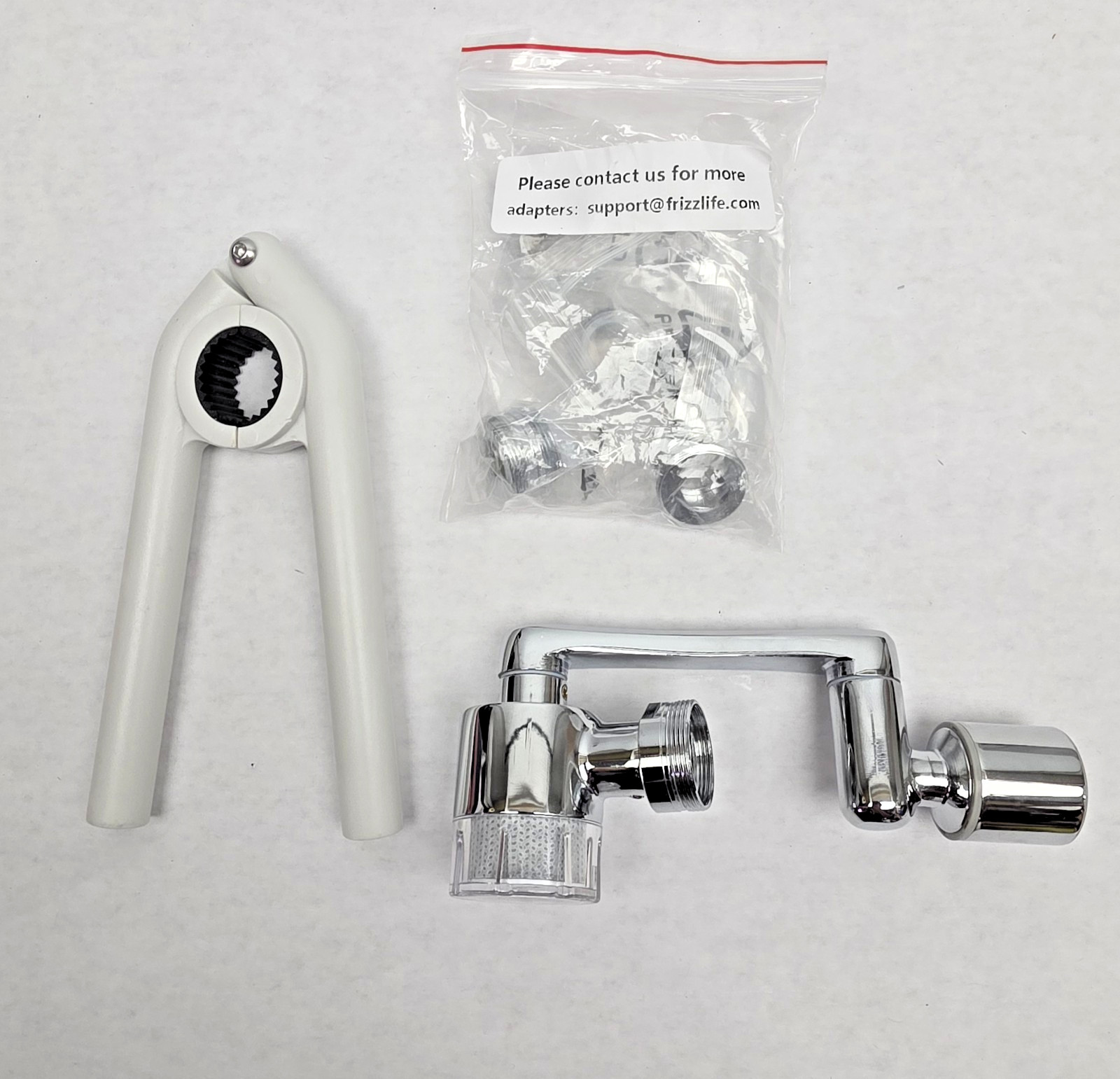 Frizzlife FF1080 Splash-Proof Faucet Water Filter Universal Sink Tap Filter New