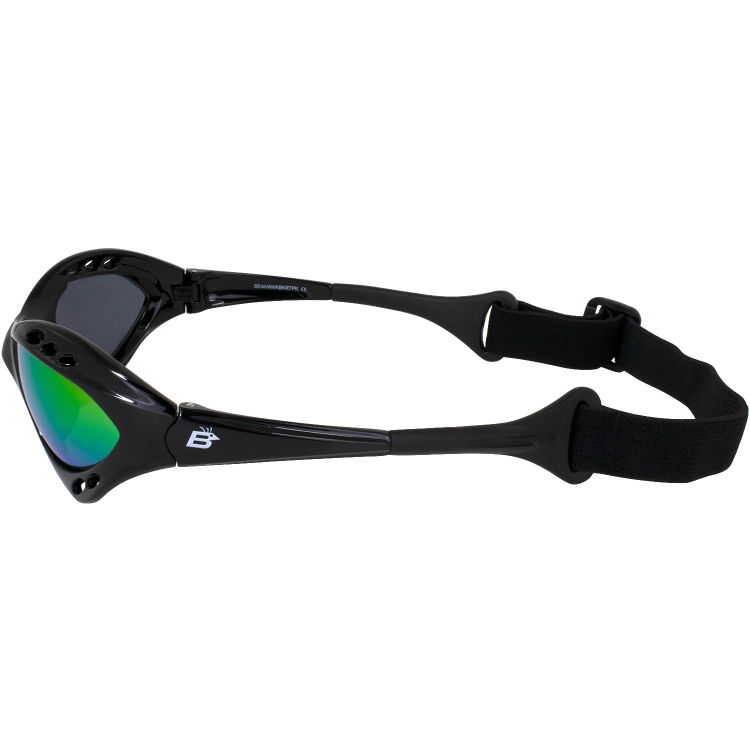 3 Pairs Birdz Seahawk Polarized Sunglasses Black w/ Blue Red Pink Mirror Lens