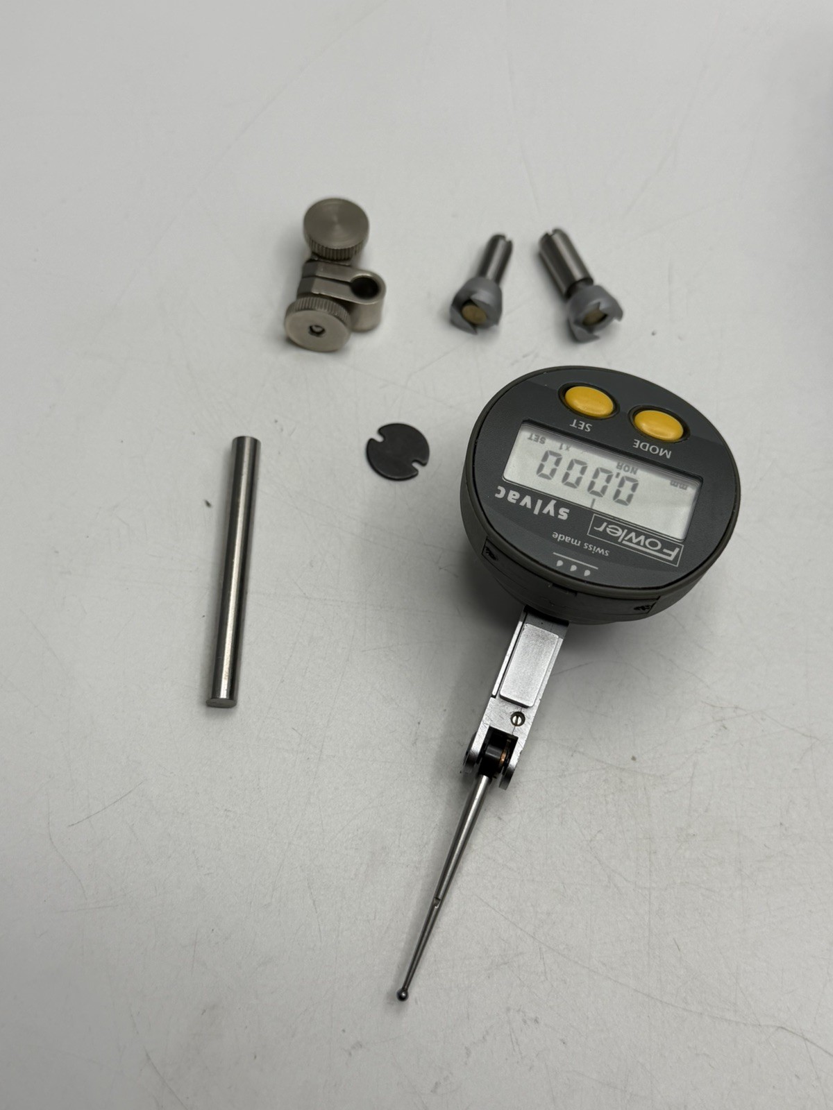 FOWLER SYLVAC QUADRATEST Digital Test Indicator Lever Type 0.00005″ Resolution