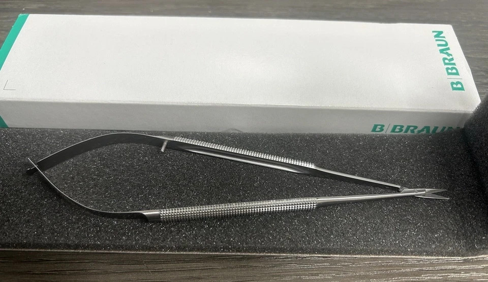 Aesculap FM488R Micro Scissors, Straight, Blade Length: 10 mm, BRAND new