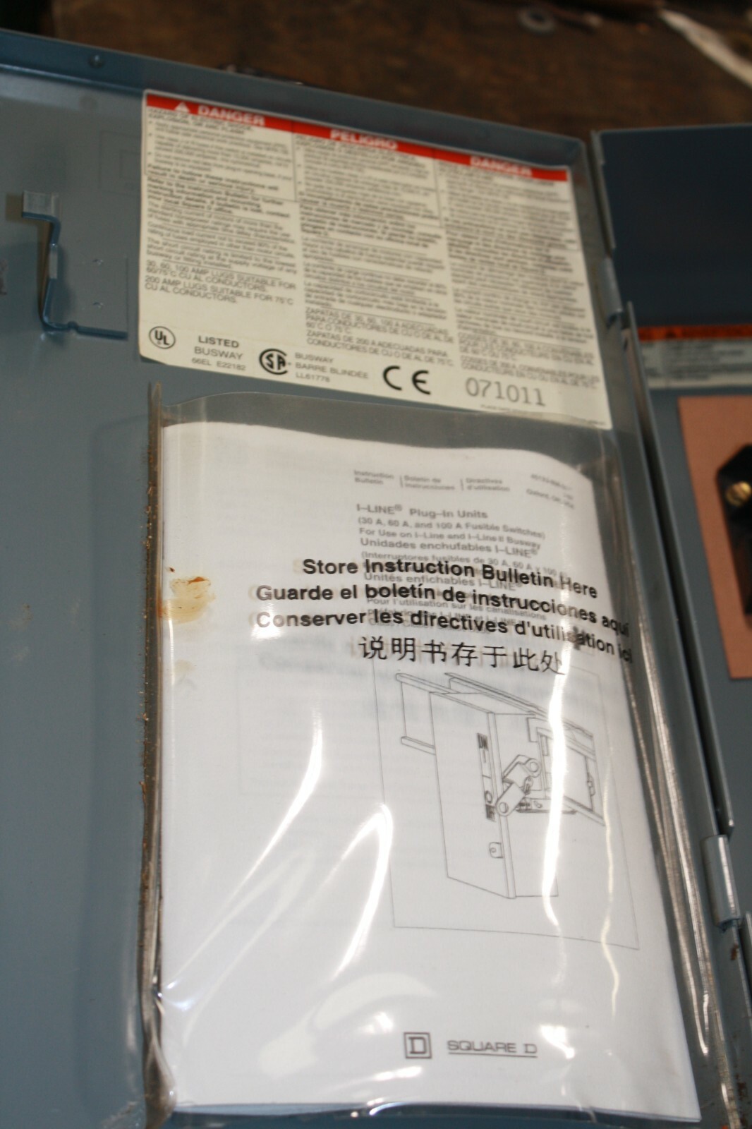 NEW SQUARE D PQ3603G SERIES 4 I-LINE BUSWAY SWITCH 3P 3W