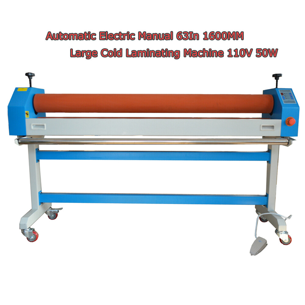 Intbuying Automatic Electric Large Cold Laminating Machine Manual 63In 1600MM