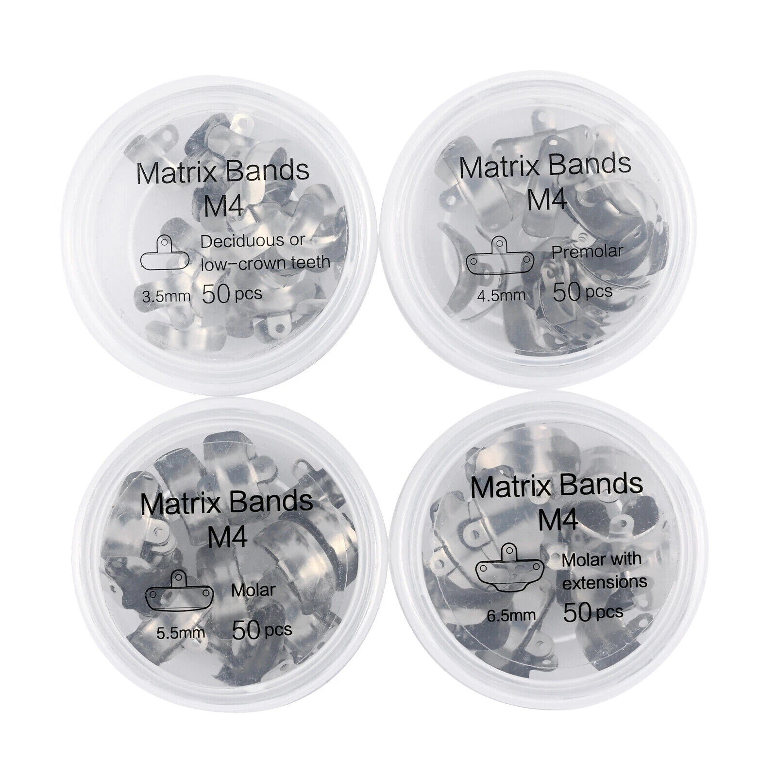 Dental Matrix Bands Ring Sectional Matrice Clamp Fit Garrison Palodent V3 System