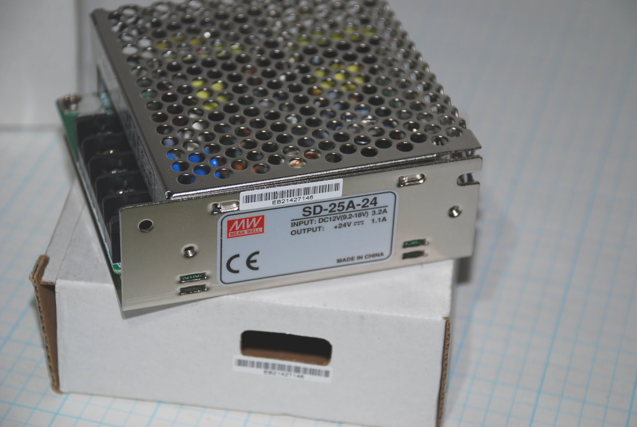 Mean Well SD-25A-24 DC/DC Converter DC12V 3.2A To 24V 1.1A New FREE SHIP (A1)