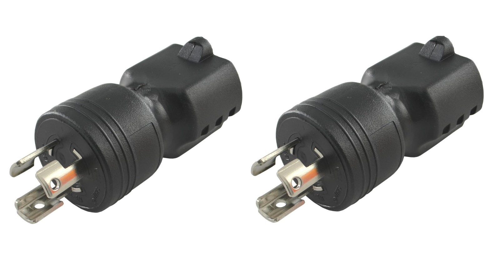 w7 TWO Conntek 30120 UNO Locking Plug NEMA L5-15P – NEMA 5-15R 125-Volt Adapter