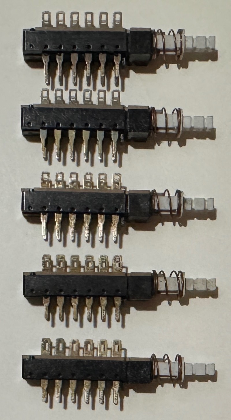 Schadow America Push Button Circuit Board Temporary Switch 12 Contacts – Qty 5