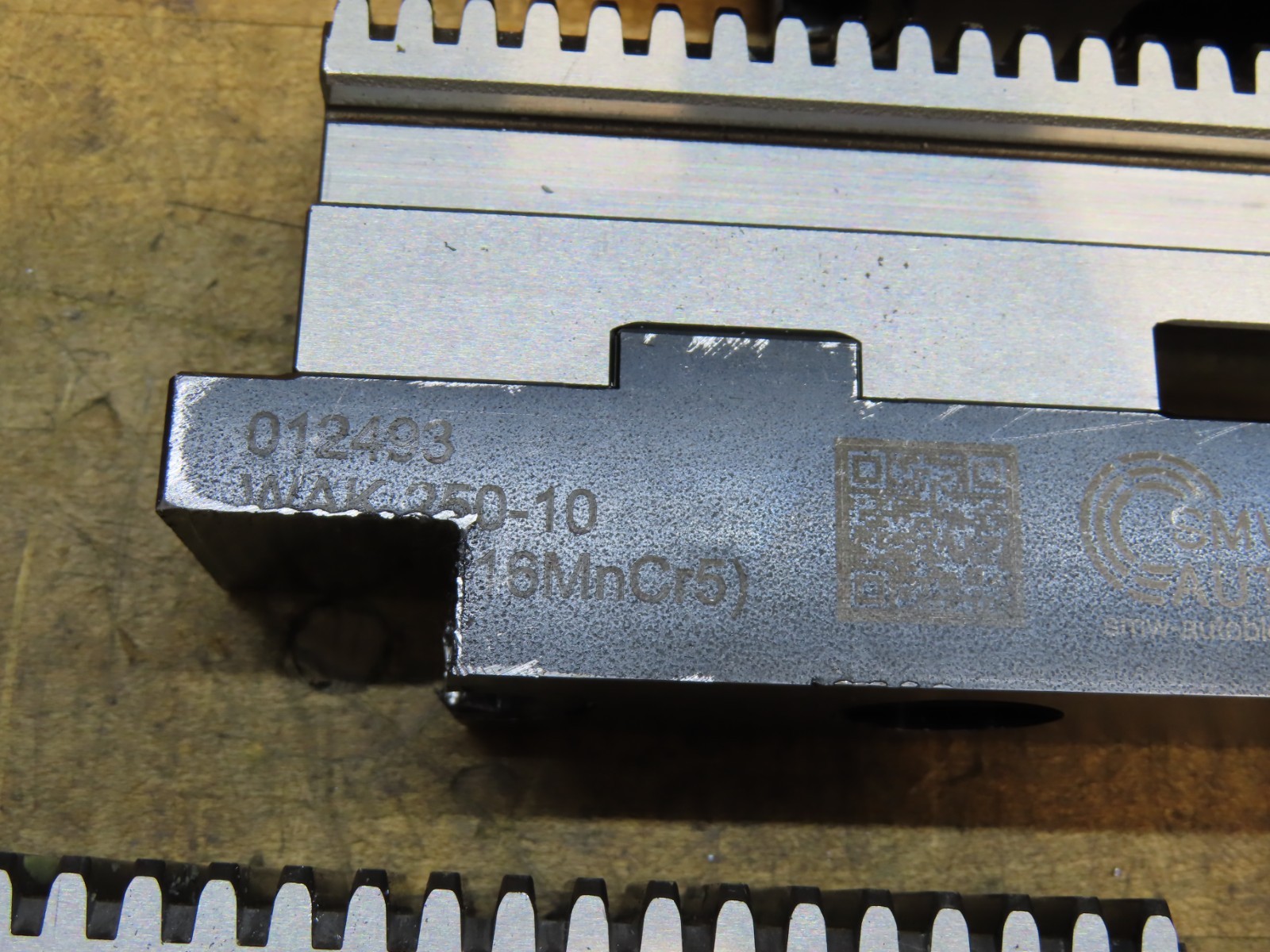 Set of 3 SMW AUTOBLOK WAK 250-10 steel jaws & Schunk masters GBK-250