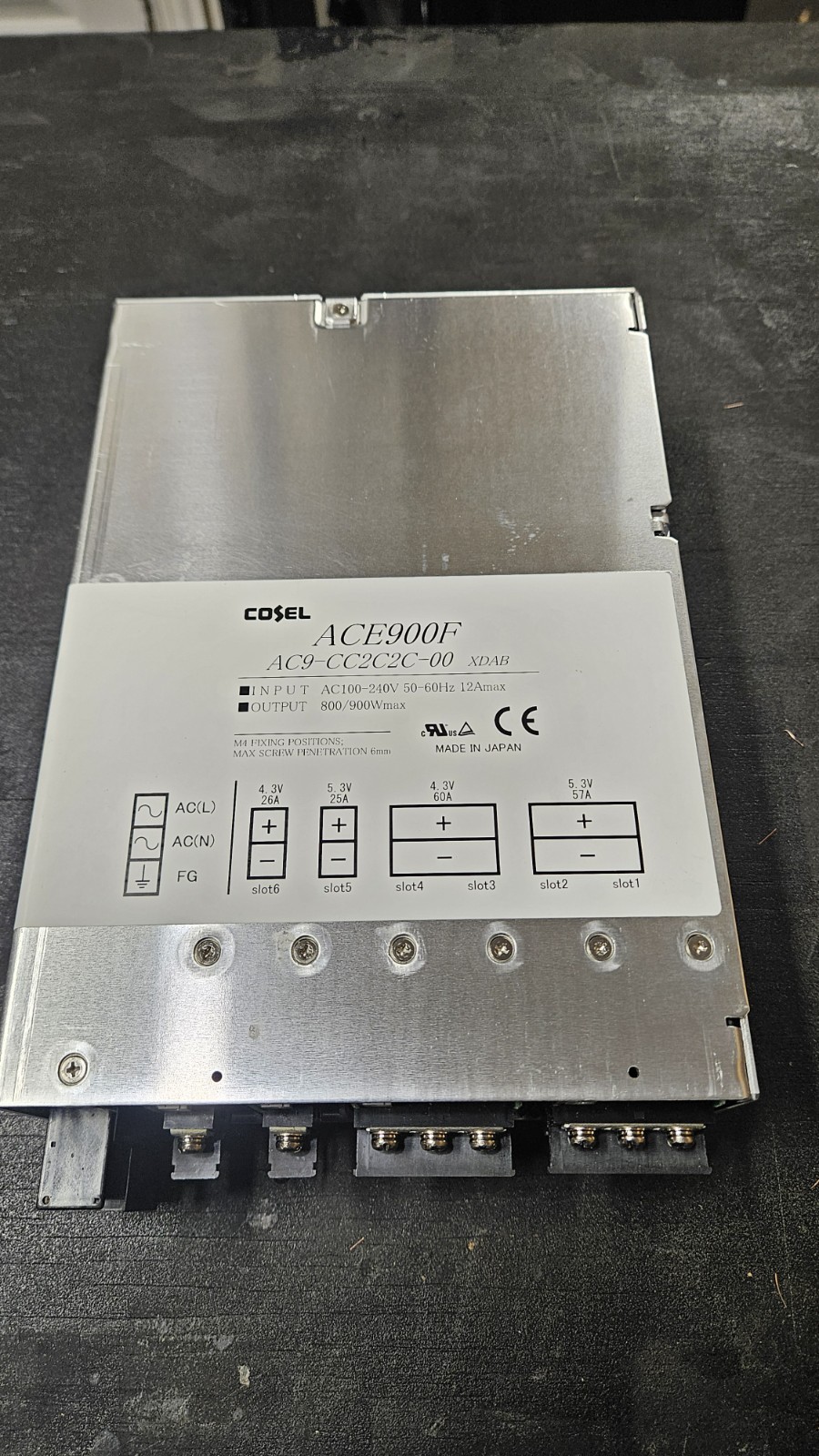 Cosel ACE900F 900W AC-DC Switching Power Supply 100-240V Industrial PSU