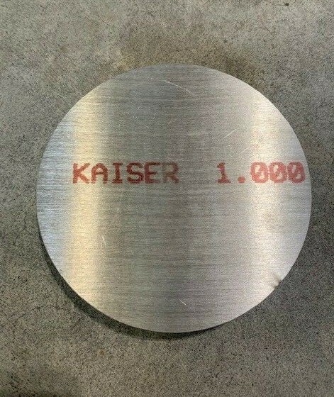 1″ Aluminum Disc x 11″ Diameter, Circle, Round, 6061 Aluminum
