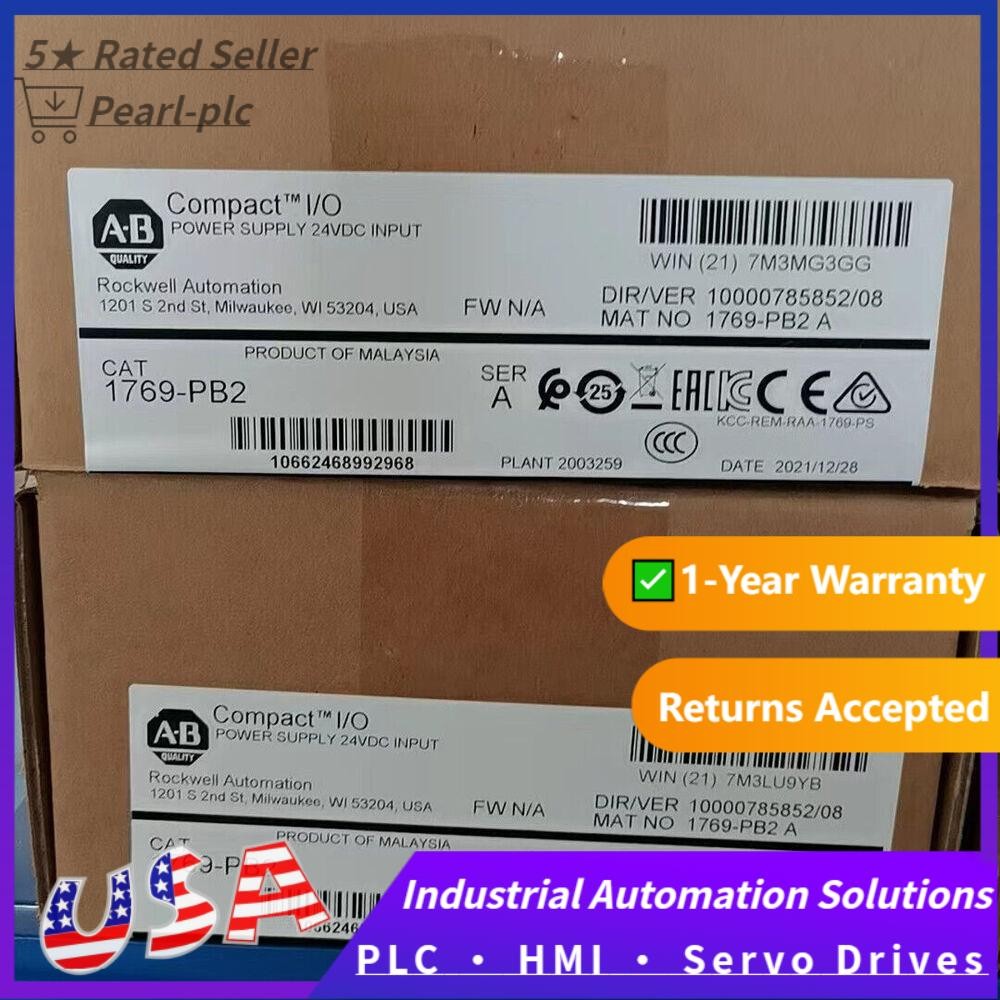 New Sealed AB 1769-PB2 CompactLogix DC 2A/0.8A Power Supply US Free Tax