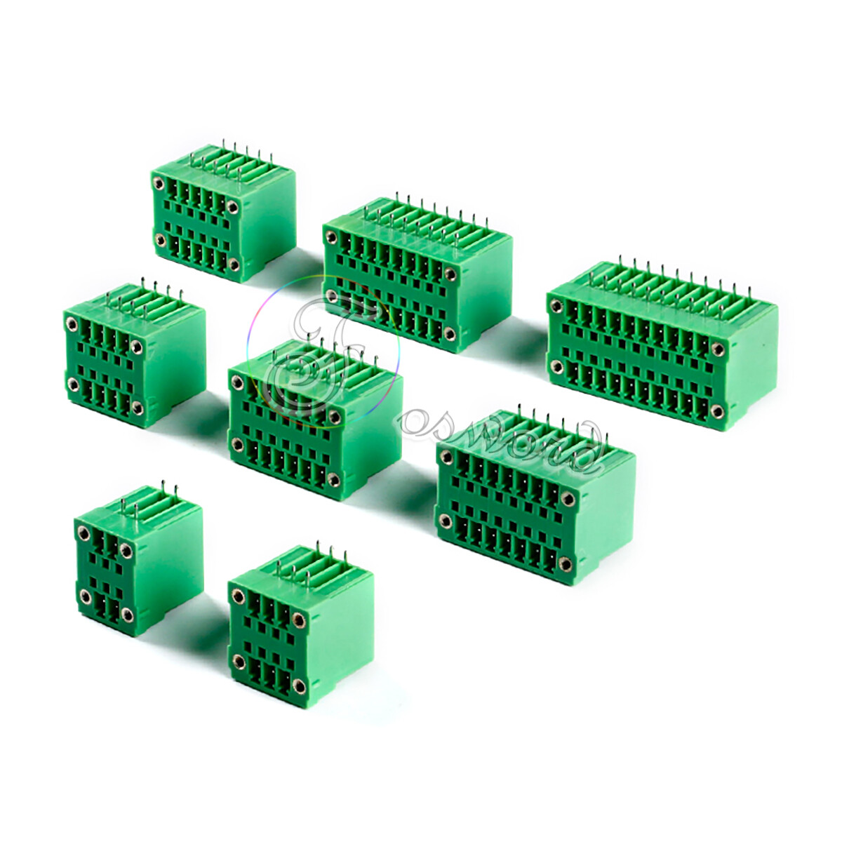 PCB Terminal Block Connector 5.08mm Pitch 2 3 4 5 6 7 8 10 PIN PCB Mount Plug-in