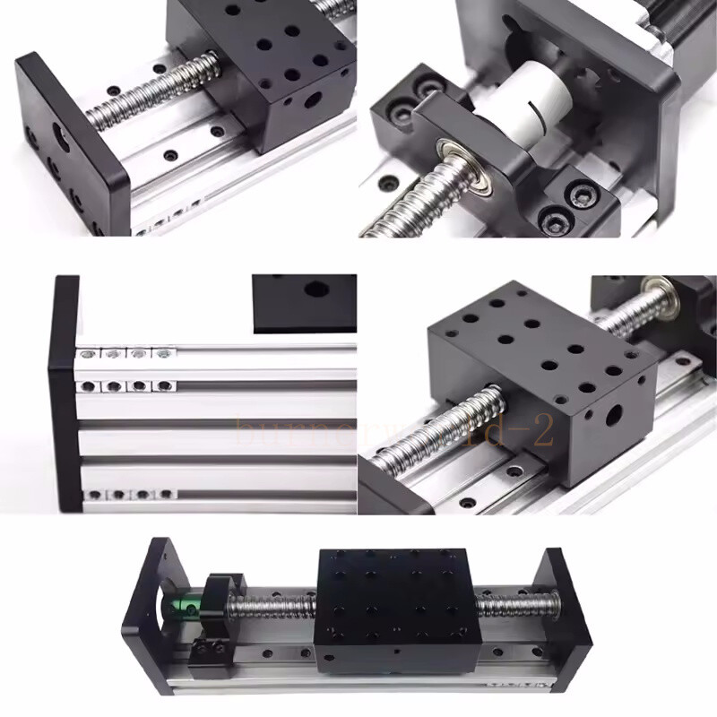 Double Square Linear Guide Sliding Table SFU 1204/1605/1610 100-1000mm Stroke