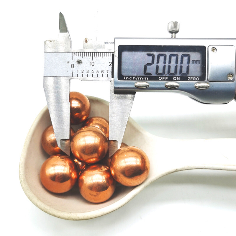 99.9% Cu Pure Cupper Balls Solid Precision Ball Smooth Sphere Beads Φ 0.5mm-38mm