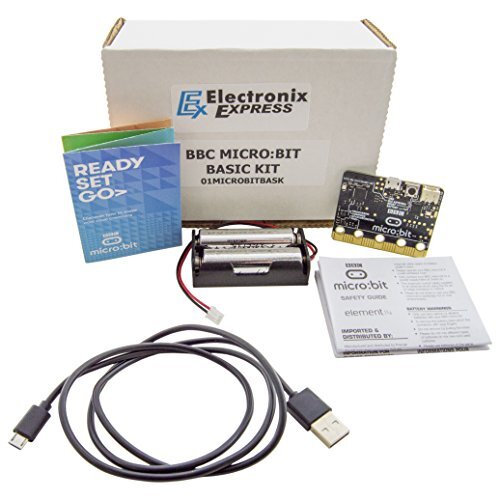 Electronix Express Micro:Bit V2.1 + 3 Foot USB Cable + Battery Holder, and 2 …