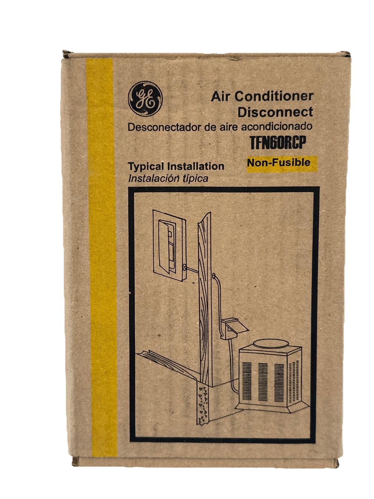 GE 60 Amp Non Fusible Air Conditioner Disconnect TFN60RCP Gray