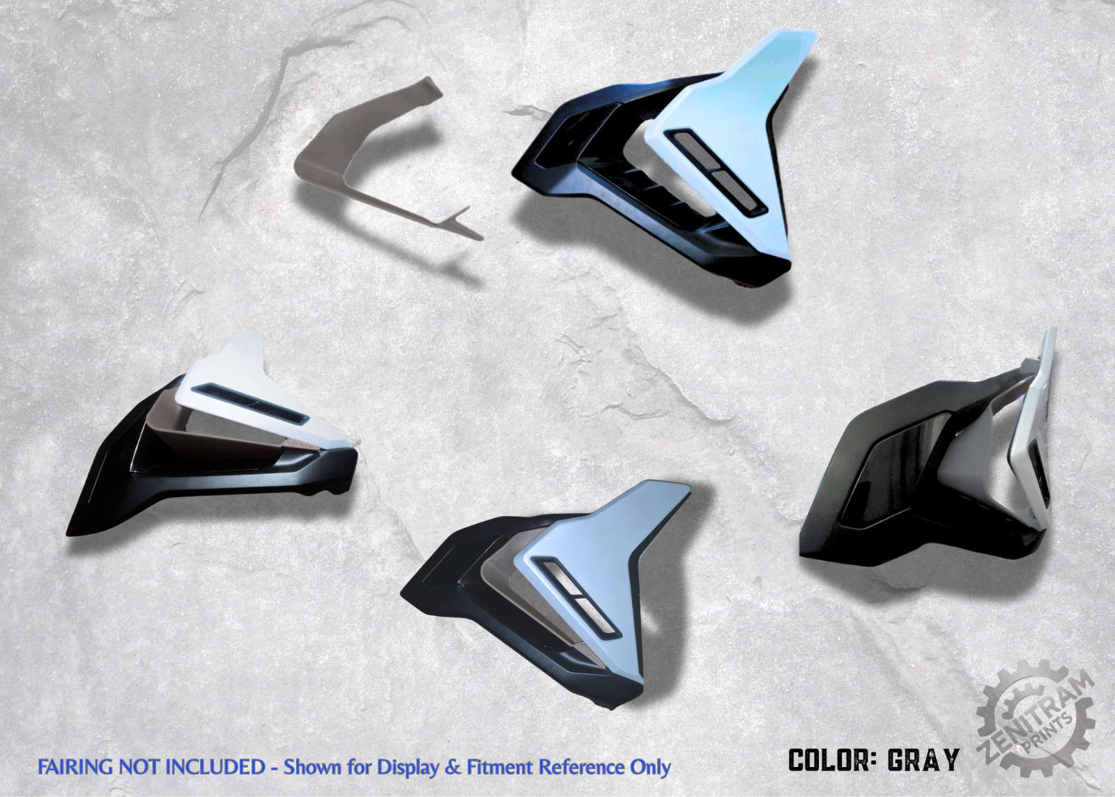 Claw Series Clip On Triumph Tiger 900 Air Deflectors- UK
