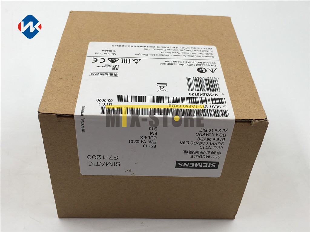 1PCS Unopened New Siemens 6ES7 211-1AE40-0XB0 NIB 6ES7211-1AE40-0XB0 with in box