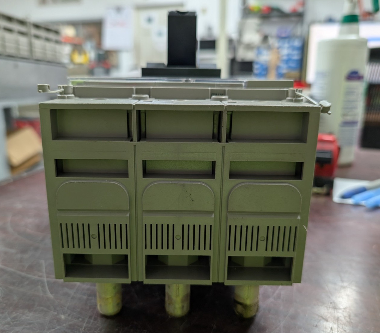 🤪 MERLIN GERIN 400 AMP CIRCUIT BREAKER 600 VAC 3 POLE NSJ400 A