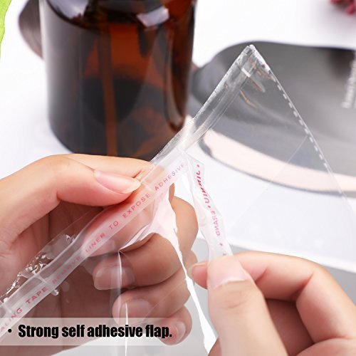 9 X 13 Inch Clear Poly Bags resealable Tshirt Bags Self Seal Cellophane Bags