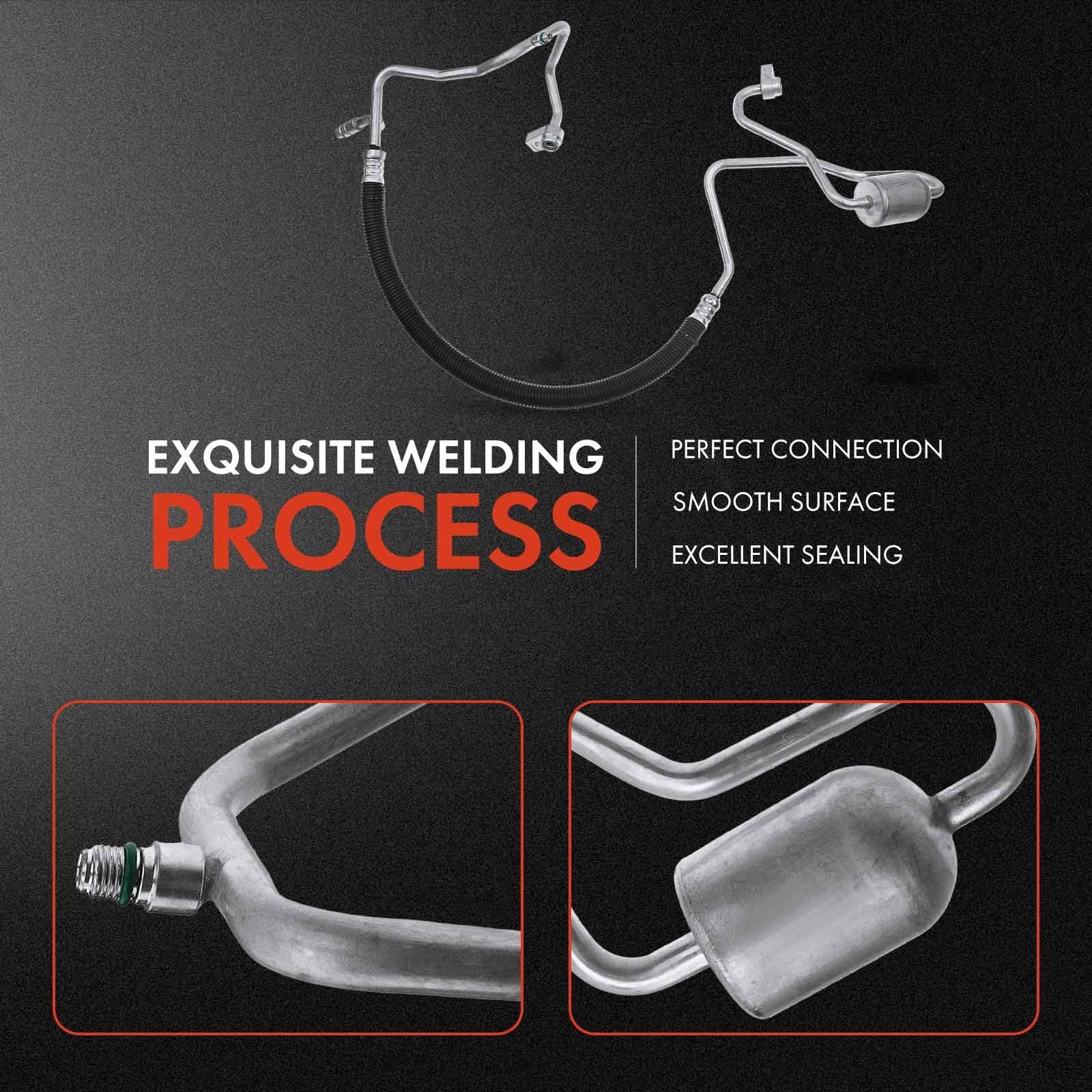 A-Premium A/C Discharge Line Hose Assembly Compatible with Ford Fusion, 2017, 2.