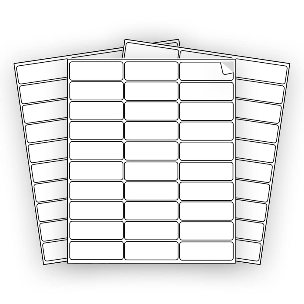 600 EcoSwift Shipping Labels 2 5/8 x 1 inches Mailing 2.625 x 1 inch, White