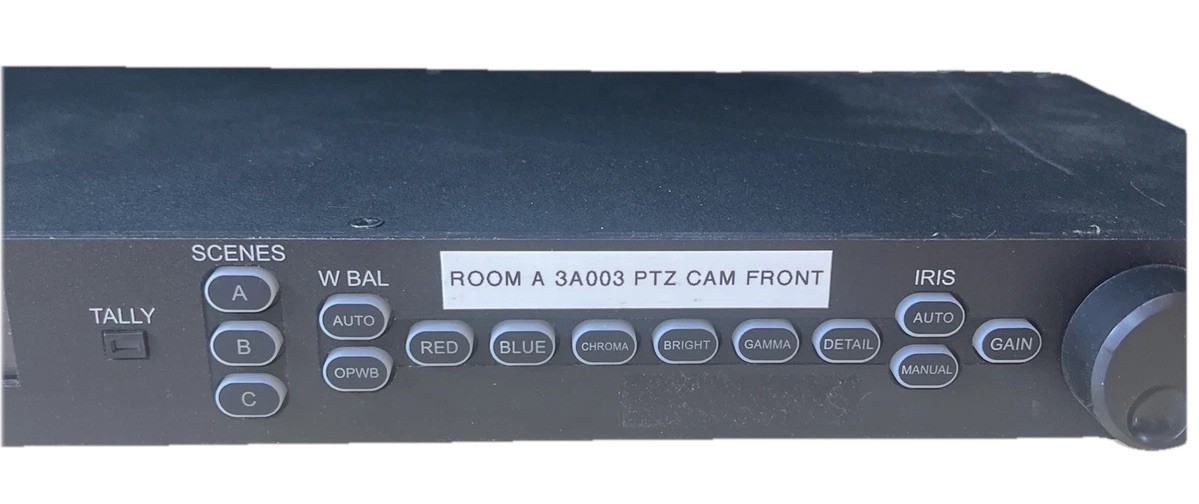 Vaddio 998-1105-034 Universal CCU HD-19 Cat5 Camera Remote Control [No PSU].