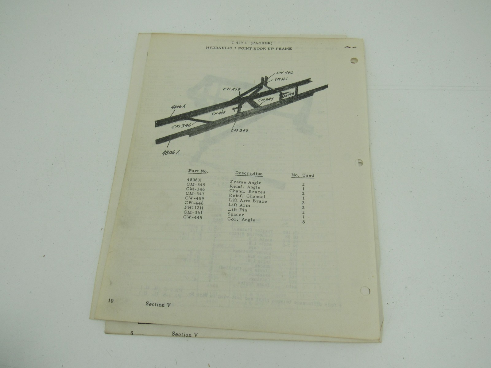 Dunham Packers and Pulverizers Set Up Instructions and Parts List Manual