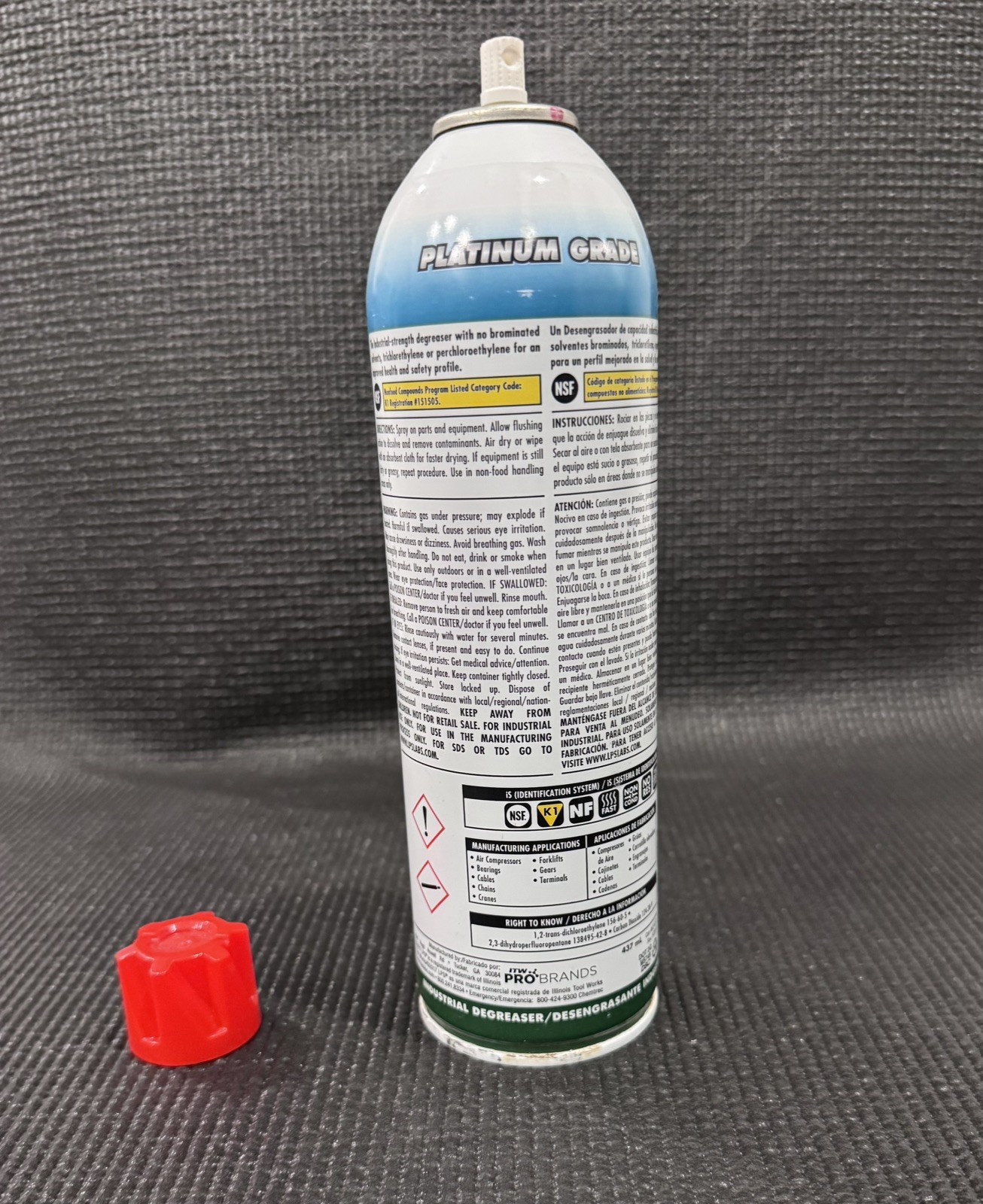 LPS 07220 Instant Super Degreaser 2.0 Heavy Duty 20 oz Aerosol Can – Pack of 11