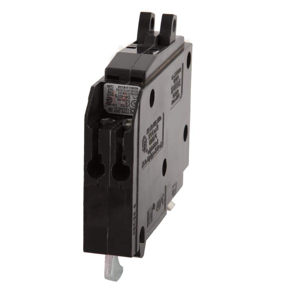 Square D QOT2020 20 Amp 1 Pole 120 Volt Side by Side Metal HOOK QOT2020