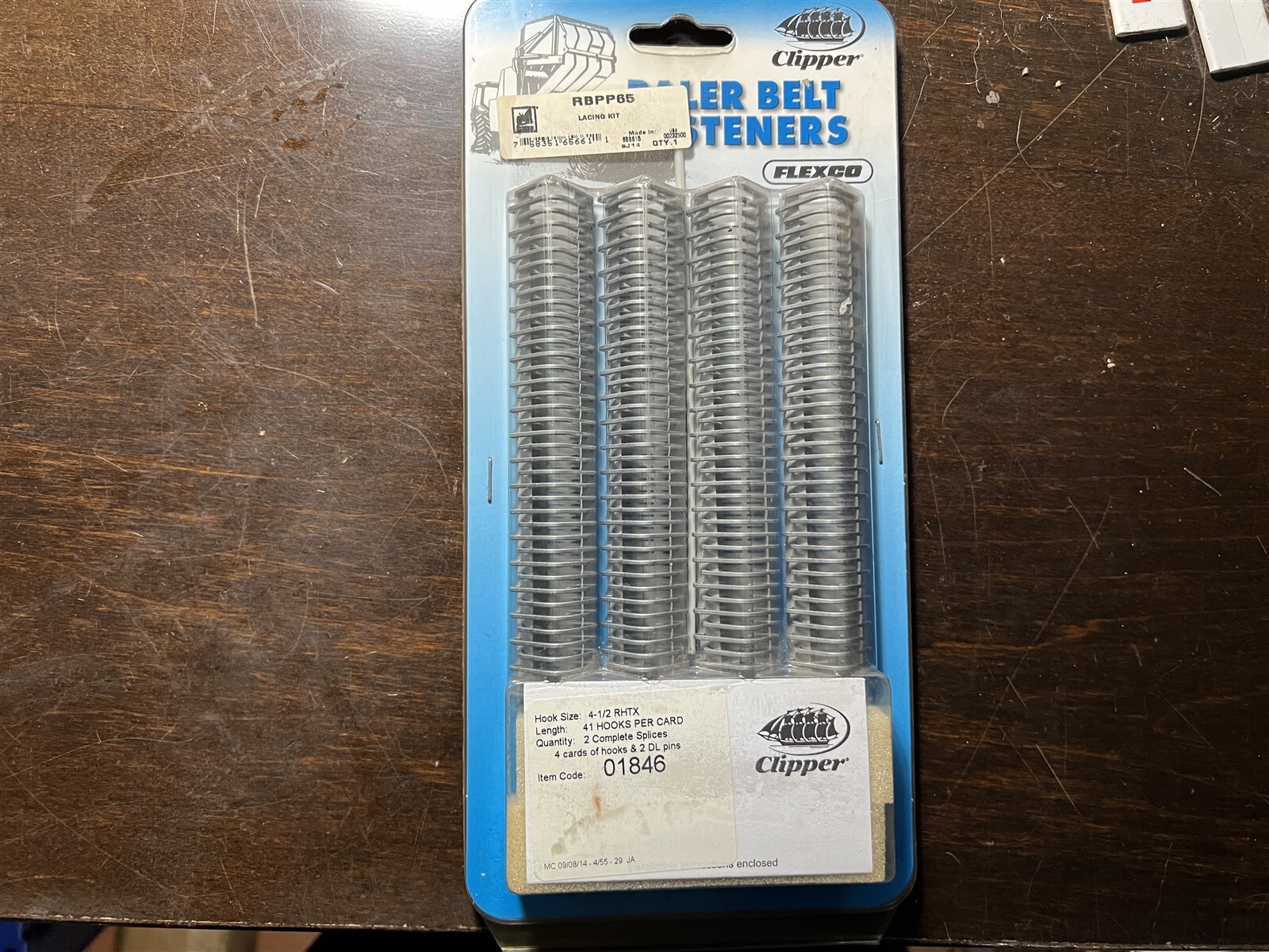 Tisco Clipper New Old Stock Part # RBPP65 Baler Belt Fasteners 4 1/2 RHTX