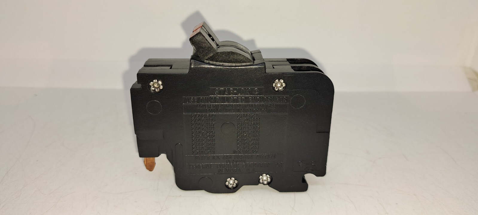 FPE Federal Pacific NC250 2 Pole 50 Amp Circuit Breaker Red Handle