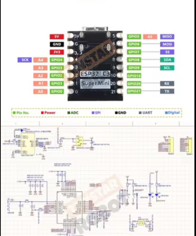 ESP32-C3 SuperMini Esp32c3 Development Board 32bit RISC-V USA Seller