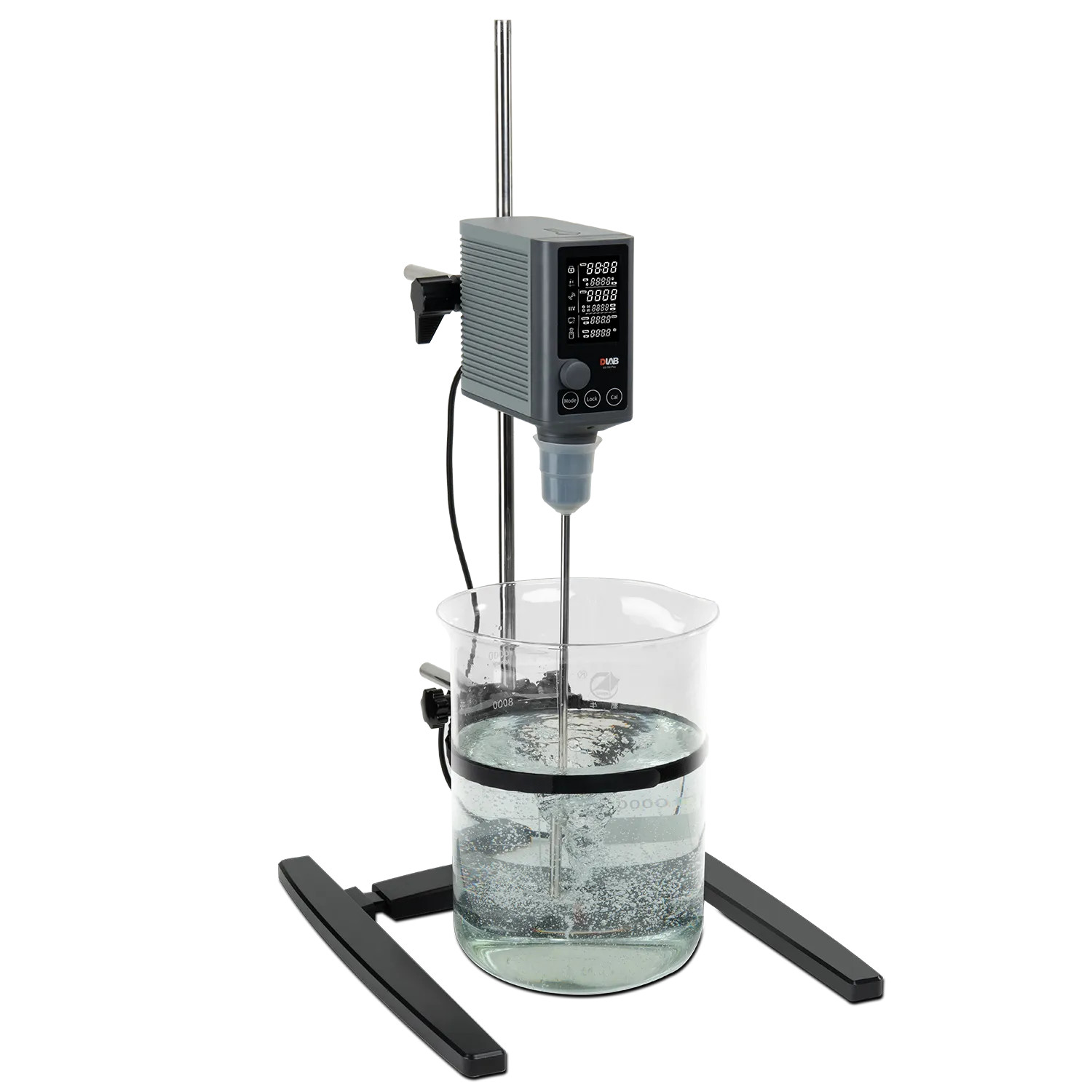 LCD Digital Overhead Stirrer Lab Mixer 50L 2200RPM Constant Speed PT1000 Temp