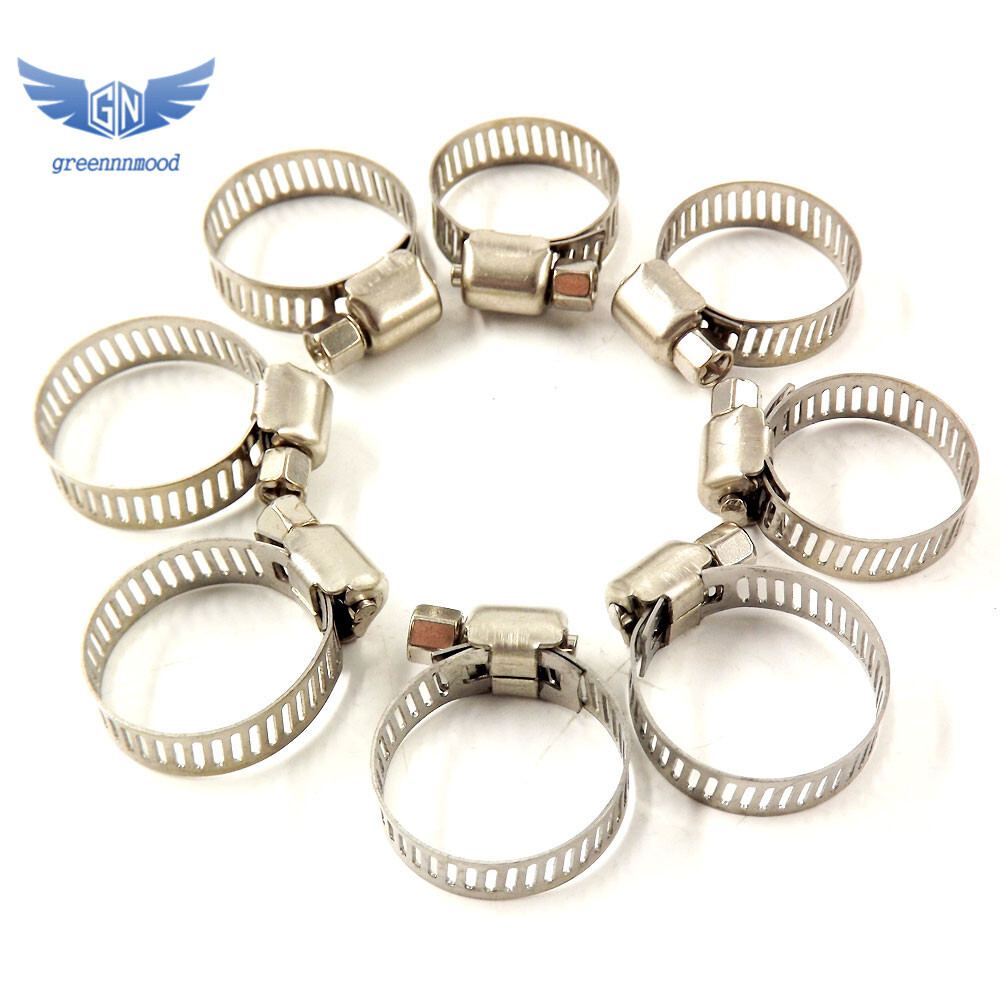 50-Pack 3/4″ to 1″ Stainless Steel Adjustable Hose Clamps – Heavy-Duty