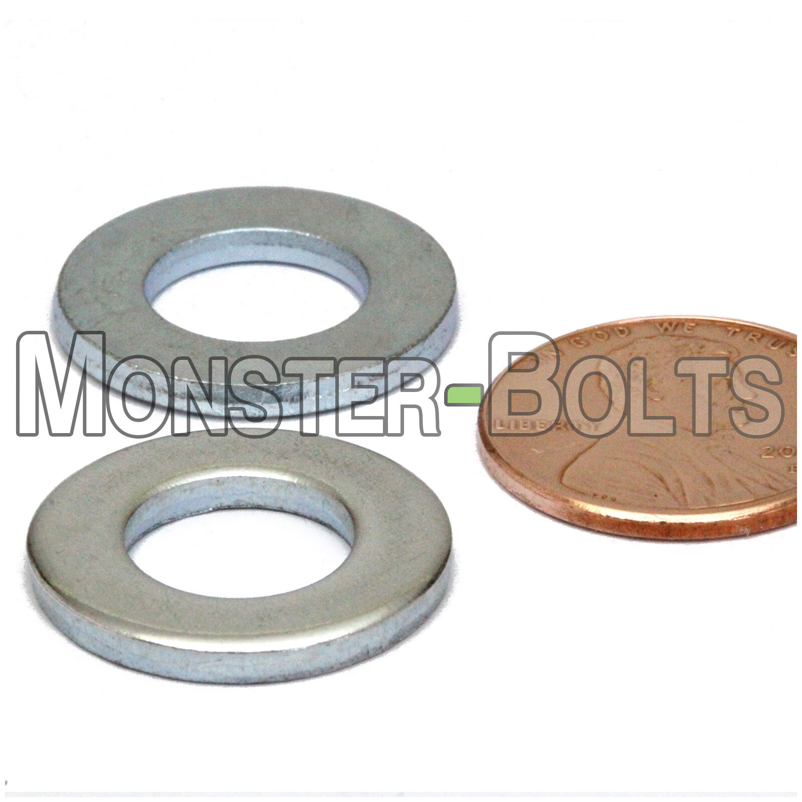 M10 / 10mm Flat Washer Zinc Plated Steel, DIN 125A 200 HV Class 10.9