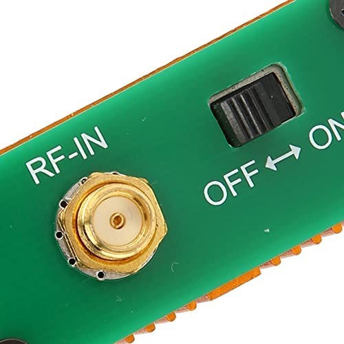 Low Noise RF Power Preamplifier 0.1MHz-6GHz, SMA Female Wideband Module, Battery
