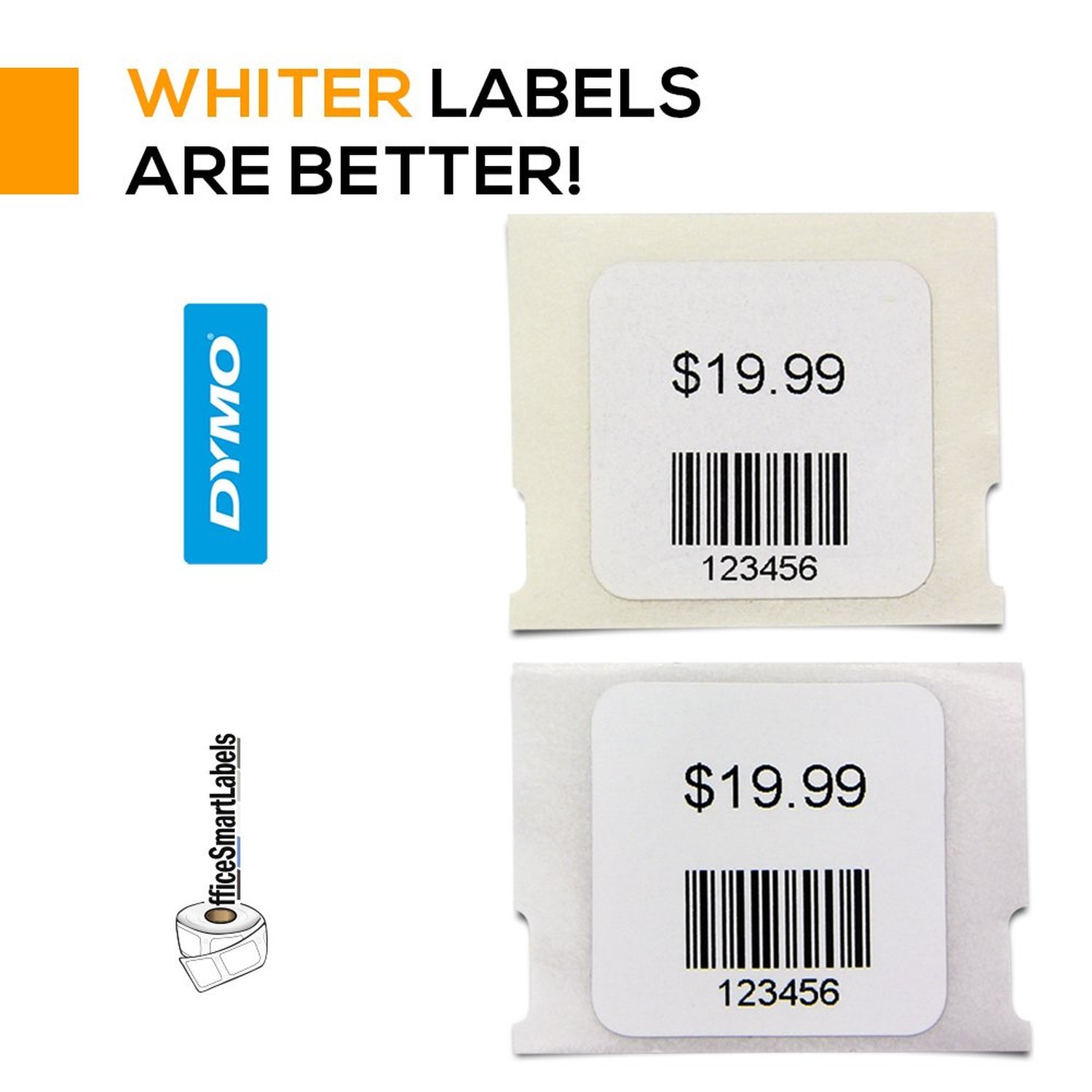 OfficeSmartLabels – 1″ x 1″ Multipurpose Labels, Compatible with 30332 (12 Ro…