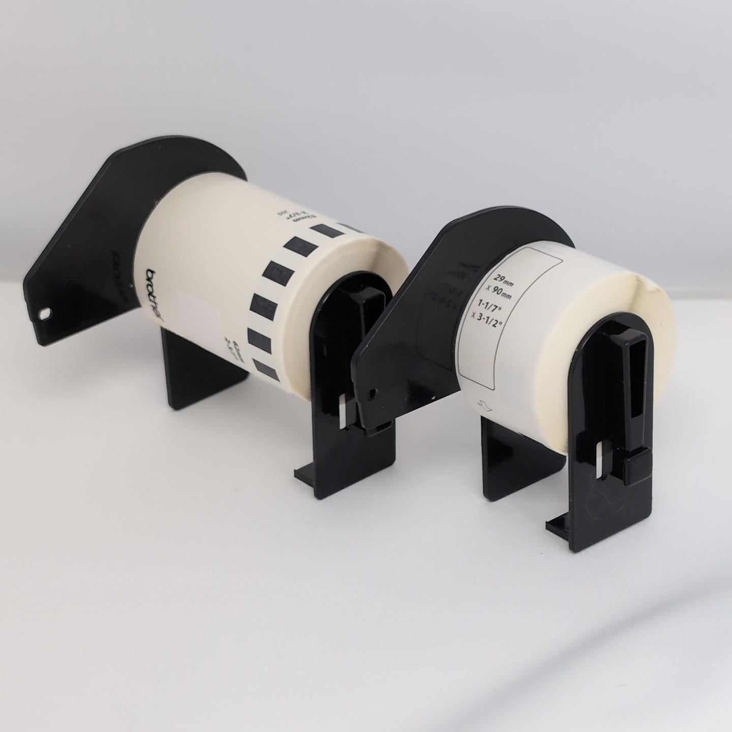 Brother DK-1201 29mm x 90.3mm & DK2205 62mm Labels – Lot of 2 SAMPLE Rolls