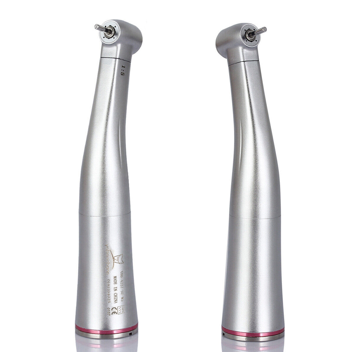 YBB Dental 1:5 Increasing Contra Angle Optic LED Handpiece Fit Electric Motor