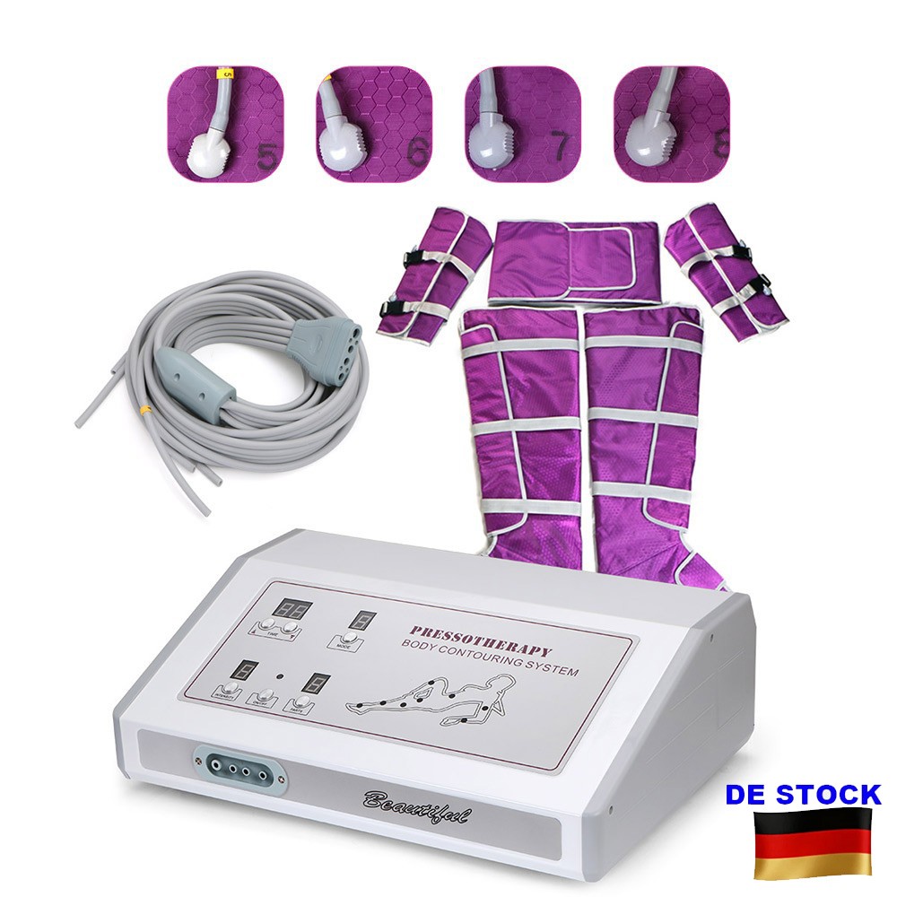 Air Pressure Pressotherapy Lymphatic Drainage Slimming Suit Body Massager Device