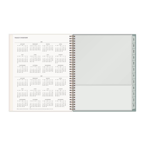 8.5"x11" 2026 Weekly/Monthly Wirebound Planner Printed Strawberry