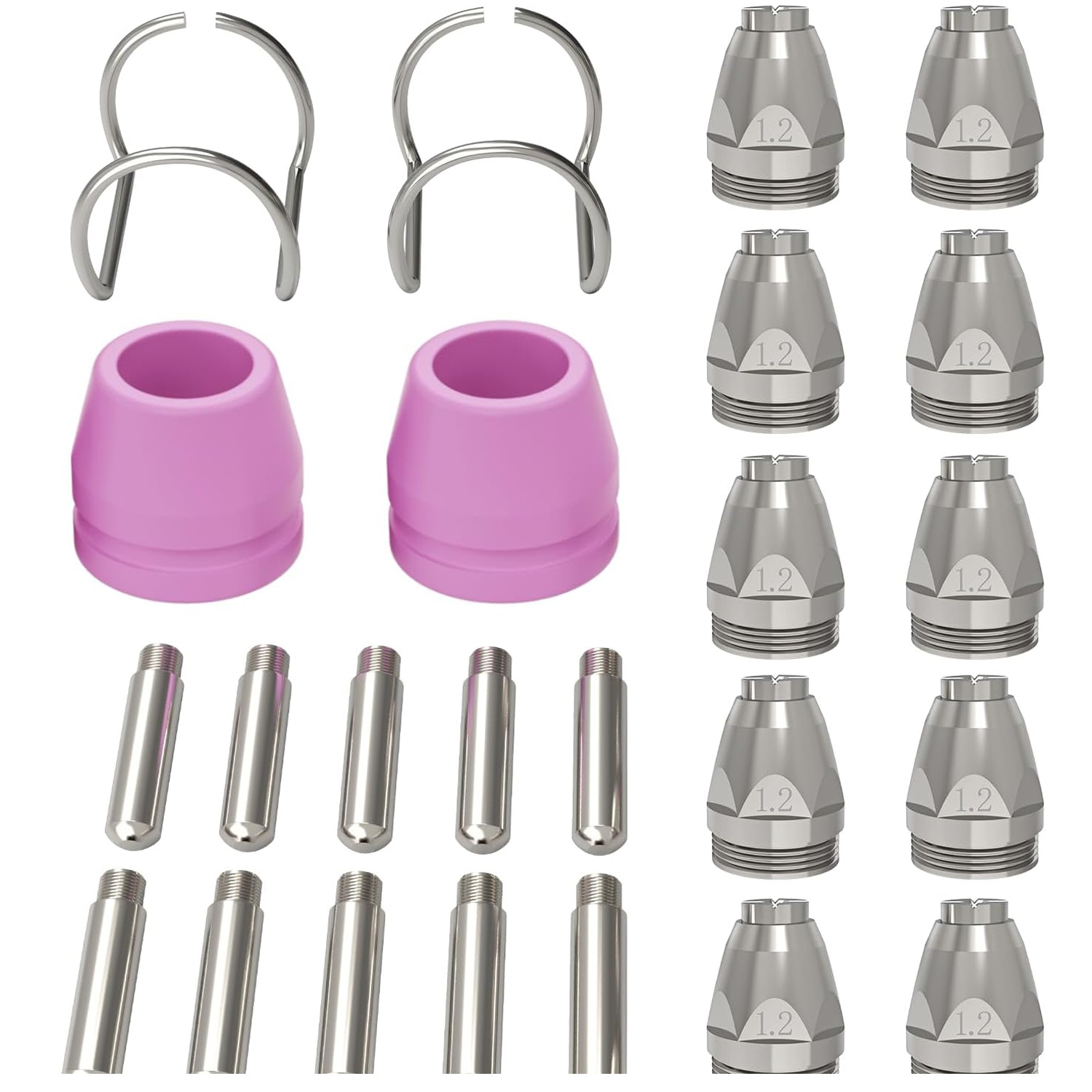 2026 ARCCAPTAIN AG-60 Plasma Cutter Torch Consumables 24Pcs .040” SG-55