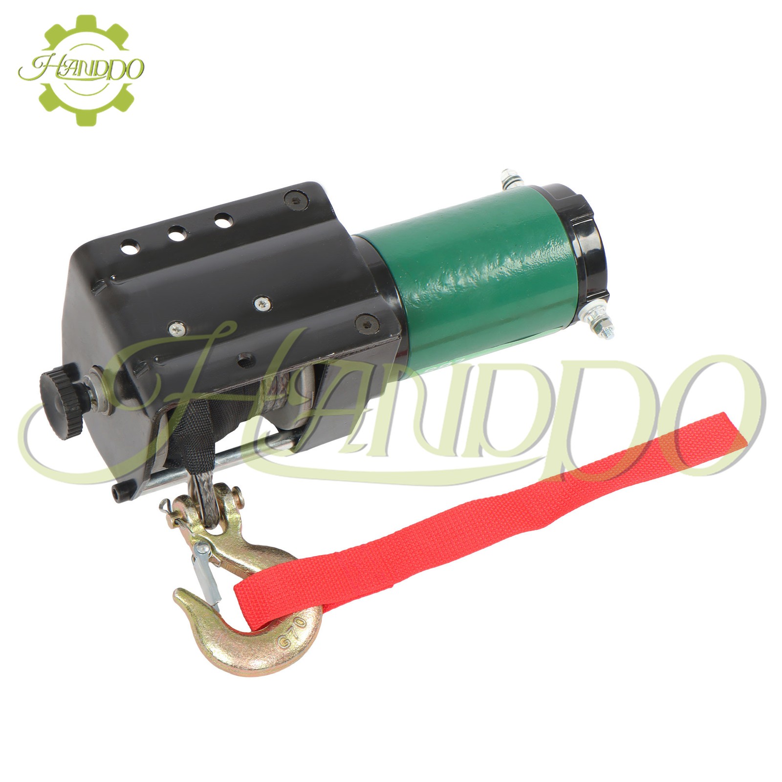 3000lbs Electric Winch 32ft Synthetic Rope 12VDC/1.3HP Wireless & Wired Remote