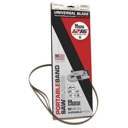 Morse Zwep281216mc Blade,28-13/16 In.Lx1/2 In.W,Bimetal,Pk3