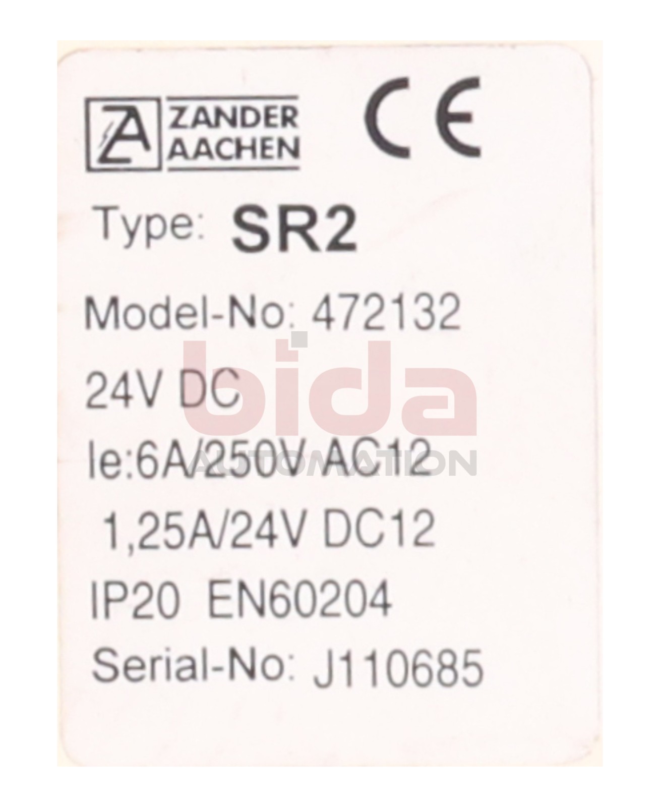 Zander Aachen SR2 472132 Sicherheits Not Aus Relais Safety emergency shutdown