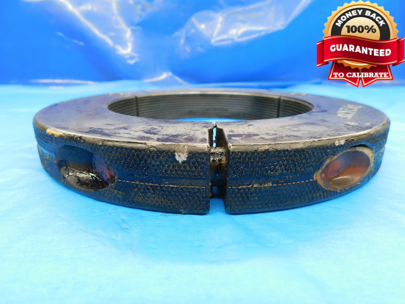 BUDGET 5 1/4 12 N 3 THREAD RING GAGE 5.25 5.250 5.2500 NO GO ONLY P.D. = 5.1900