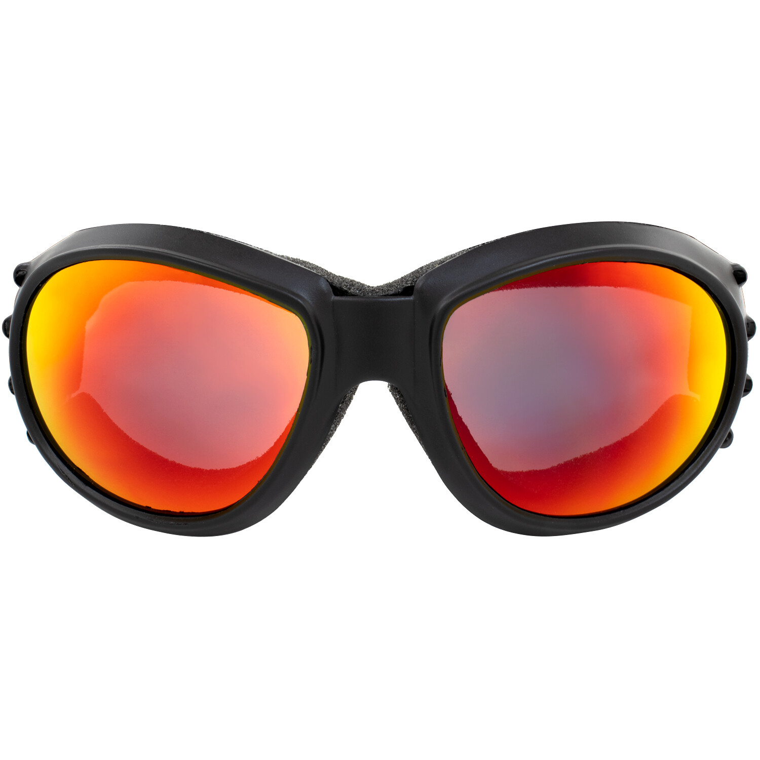 4 Birdz Motorcycle Goggles Black Frames with Clear Smoke Yellow & Amber Lenses