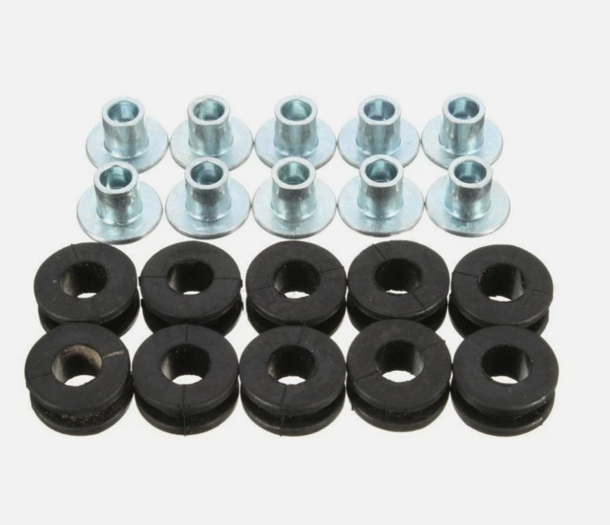 10Pcs Shockproof Gasket Machinery Motorcycle Rubber Washer Grommets Bolt