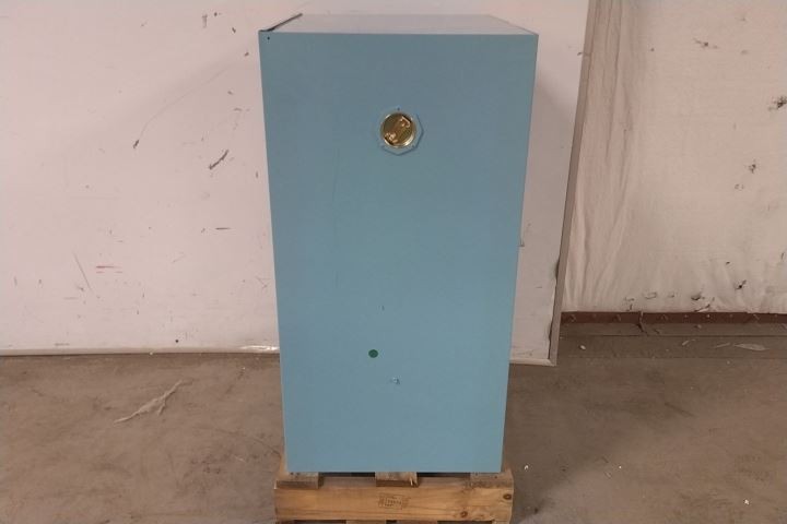 Justrite 891222 12 Gal Storage Capacity Blue Steel Corrosives Safety Cabinet