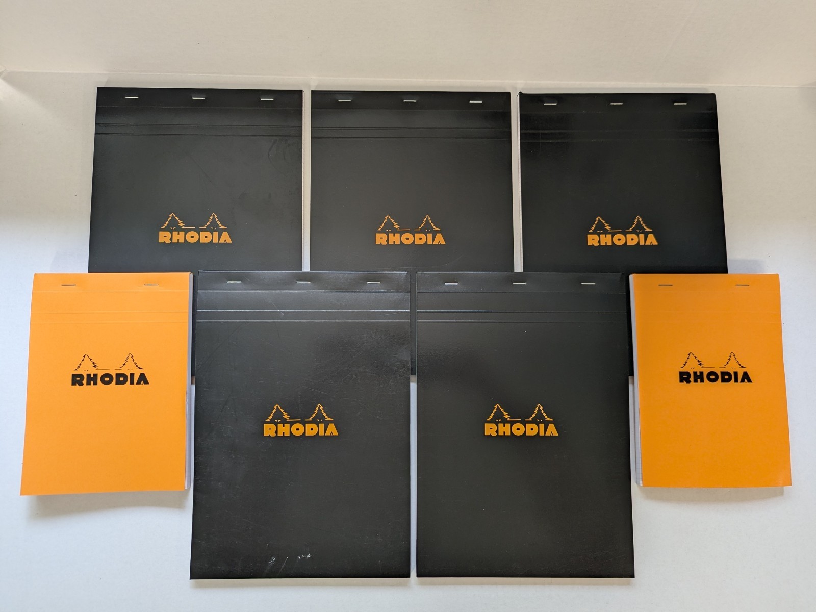 Rhodia A4 (8.3X11.7in) & A5 (5.8X8.3in) 5x5mm 80-Sheet Graph Paper Pads (7 ttl)